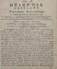 Dziennik Urzędowy Województwa Sandomierskiego, 1830, nr 48