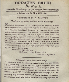 Dziennik Urzędowy Województwa Sandomierskiego, 1829, nr 30, dod. 2