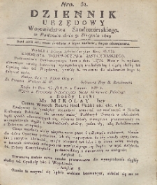 Dziennik Urzędowy Województwa Sandomierskiego, 1829, nr 32