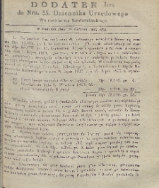 Dziennik Urzędowy Województwa Sandomierskiego, 1829, nr 35, dod. 1