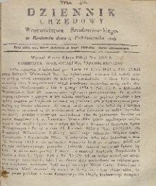 Dziennik Urzędowy Województwa Sandomierskiego, 1829, nr 40