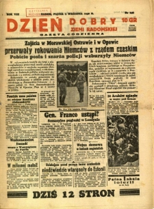 Dzień Dobry Ziemi Radomskiej, 1938, R. 8, nr 249