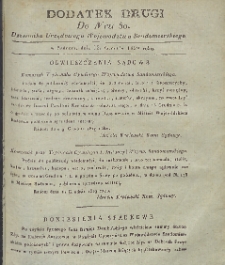 Dziennik Urzędowy Województwa Sandomierskiego, 1829, nr 50, dod. 2