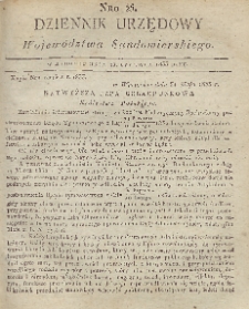 Dziennik Urzędowy Województwa Sandomierskiego, 1833, nr 25