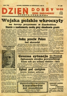 Dzień Dobry Ziemi Radomskiej, 1938, R. 8, nr 328