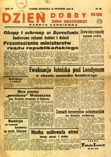 Dzień Dobry Ziemi Radomskiej, 1939, R. 9, nr 22
