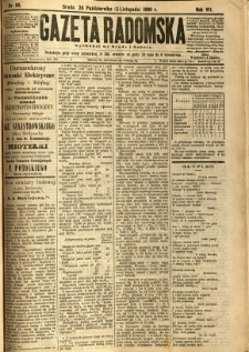 Gazeta Radomska, 1890, R. 7, nr 88