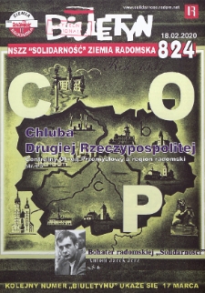 Biuletyn NSZZ "Solidarność" Ziemia Radomska, 2020, nr 824
