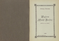 Kuglarz Matki Boskiej : legenda XIII wieku