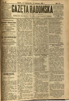 Gazeta Radomska, 1890, R. 7, nr 89