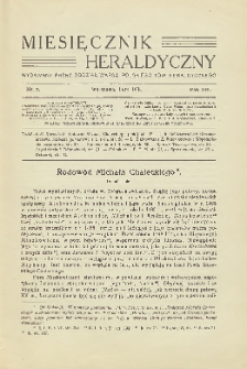 Miesięcznik Heraldyczny, 1934, R. 13, nr 2
