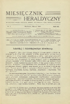 Miesięcznik Heraldyczny, 1934, R. 13, nr 3