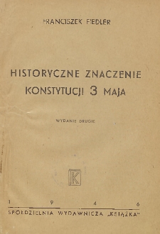 Historyczne znaczenie Konstytucji 3 Maja