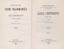 Dzieje Ziemi Kujawskiej oraz Akta historyczne do nich służące. T. 3, Lauda i instrukcye 1674-1700