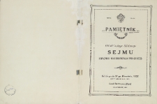 ...Pamiętnik... Dwudziestego Siódmego Sejmu Związku Narodowego Polskiego