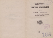 Historya starożytna wyłożona sposobem elementarnym