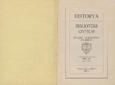 Historya Biblioteki i Czytelni Związku Narodowego Polskiego : w 25 rocznicę 1892-1917