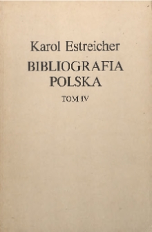Bibliografia Polska XIX stulecia : lata 1881-1900 T. 4, R-Z