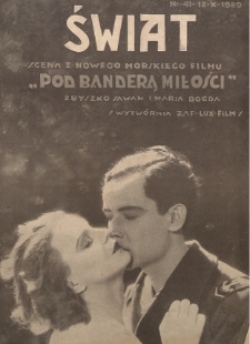 Świat, 1929, R. 24, nr 41