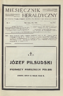 Miesięcznik Heraldyczny, 1935, R. 14, nr 5