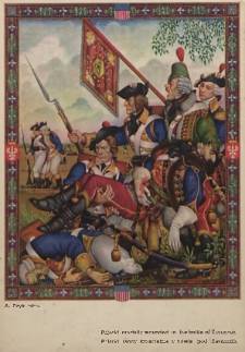 [Pułaski mortally wounded in the battle of Savannah = Pułaski ranny śmiertelnie w bitwie pod Savannah]