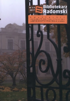 Bibliotekarz Radomski, 2017, nr 3/4