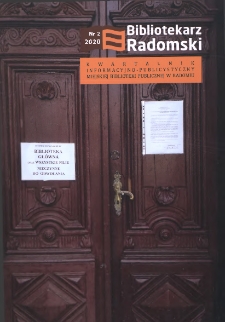 Bibliotekarz Radomski, 2020, nr 2