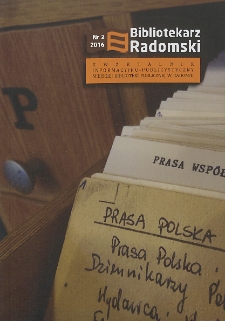Bibliotekarz Radomski, 2016, nr 2
