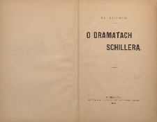 O dramatach Schillera