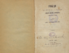 Pogląd na żywot i pisma księdza Hugona Kołłątaja podkanclerza koronnego