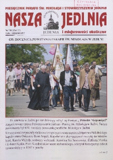 Nasza Jedlnia i miejscowości okoliczne, 2017, nr 7/8