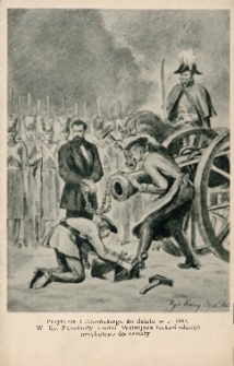 Przykucie Łukasińskiego do działa w r. 1830