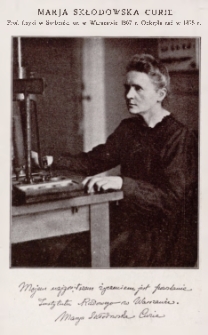 Marja Skłodowska Curie [4]