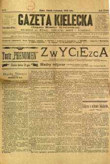Gazeta Kielecka, 1918, R. 47, nr 92