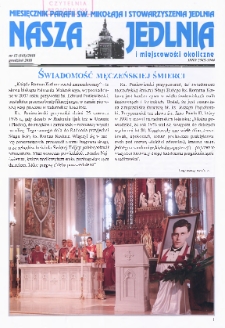 Nasza Jedlnia i miejscowości okoliczne, 2018, nr 12