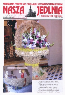 Nasza Jedlnia i miejscowości okoliczne, 2019, nr 8/9
