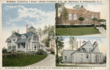 [Kościół, plebania i hala parafii św. Michała w Kingsland]