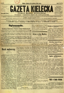 Gazeta Kielecka, 1918, R. 47, nr 187