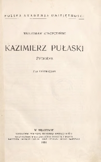 Kazimierz Pułaski : życiorys