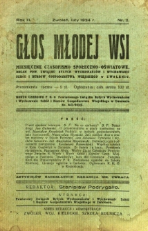 Głos Młodej Wsi, 1934, R. 3, nr 2