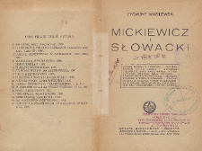 Mickiewicz i Słowacki