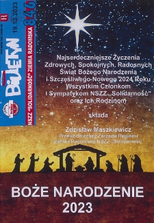 Biuletyn NSZZ "Solidarność" Ziemia Radomska, 2023, nr 846