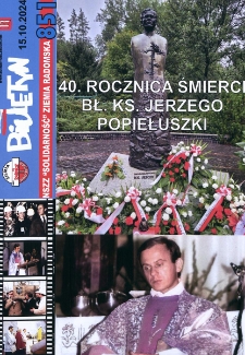 Biuletyn NSZZ "Solidarność" Ziemia Radomska, 2024, nr 851