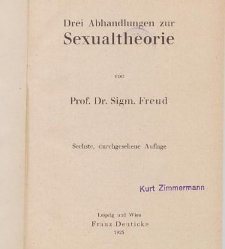 Drei Abhandlungen zur Sexualtheorie