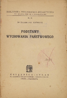 Podstawy wychowania państwowego