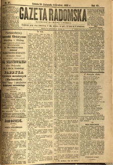 Gazeta Radomska, 1890, R. 7, nr 97
