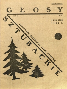 Głosy Sztubackie, 1935, R. 2, nr 3