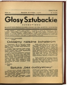 Głosy Sztubackie, 1938, R. 4, nr 3