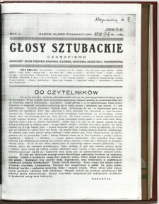 Głosy Sztubackie, 1938, R. 5, nr 1