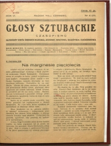 Głosy Sztubackie, 1939, R. 6, nr 4